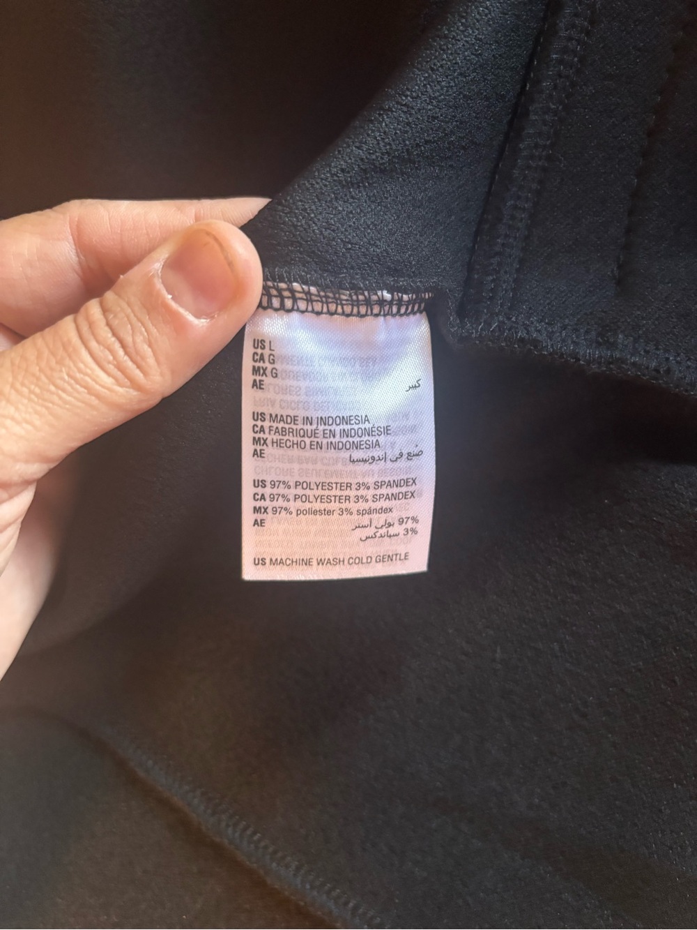 Essentials Black Stretch Blazer NWT - Picture 3 of 3